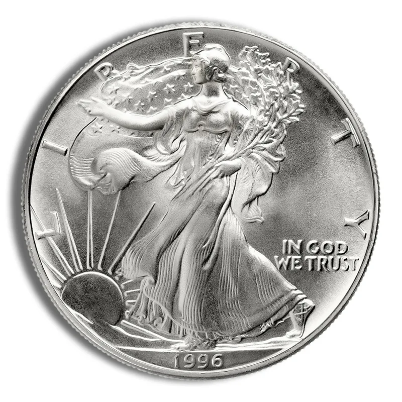 1996 Silver American Eagle - BU — Silver bullion from Standard Bullion