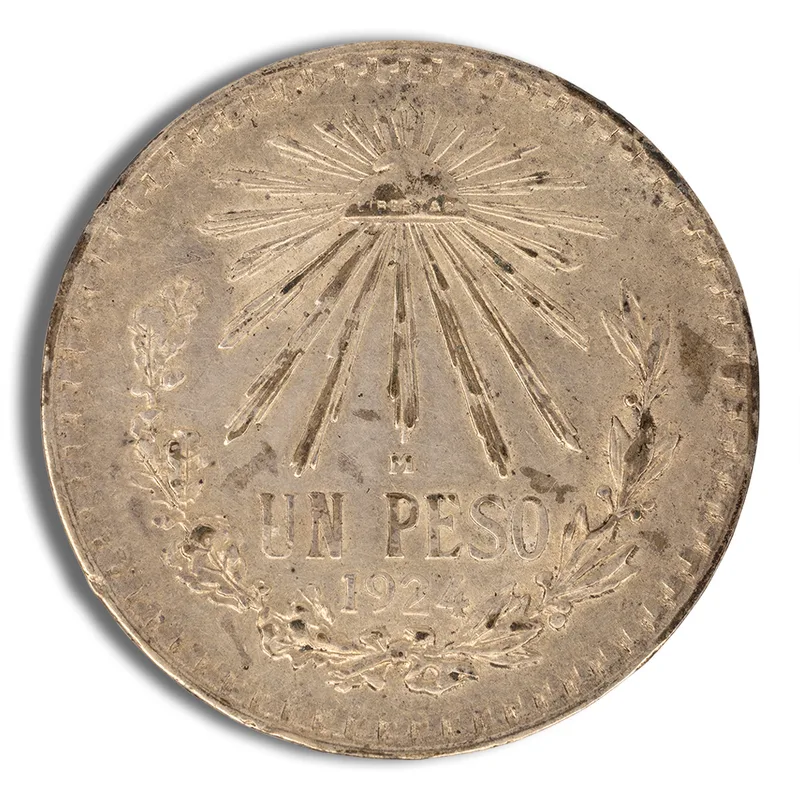 Mexico Silver Peso Cap & Rays (1920-1945) — Silver bullion from Standard Bullion