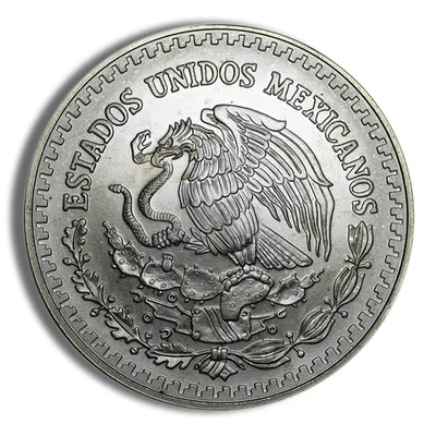 1999 1 oz Silver Mexican Libertad - BU — reverse view