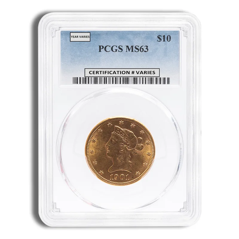 <body>0 Gold Liberty Eagle - PCGS MS63 — Gold bullion from Standard Bullion