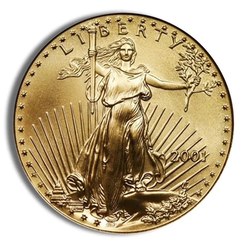 2001 1/4 oz Gold Eagle - BU — Gold bullion from Standard Bullion