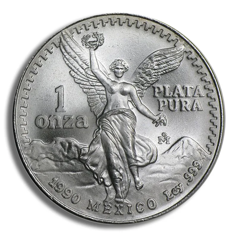 1990 1 oz Silver Mexican Libertad - BU — Silver bullion from Standard Bullion