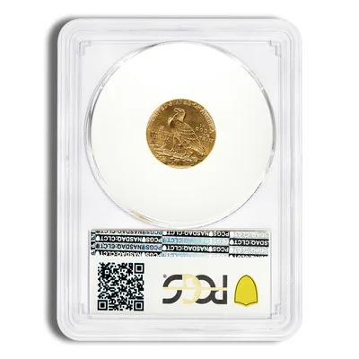 $2.5 Gold Indian Quarter Eagle - PCGS MS63 — reverse view