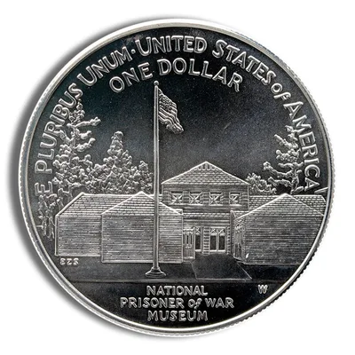 1994-W <body> Prisoner of War Silver Commem - BU — reverse view