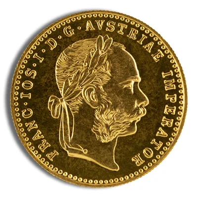 Austria 1 Ducat Gold Coin — reverse view