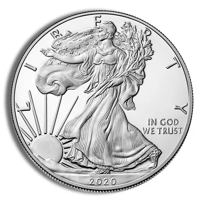 2020-W Proof Silver Eagle with Box & COA — reverse view