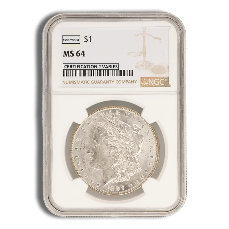 Pre-1921 Morgan Dollar - NGC MS64 — Silver bullion from Standard Bullion