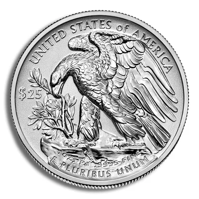 2019-W 1 oz Reverse Proof Palladium Eagle (w/Box & COA) — reverse view