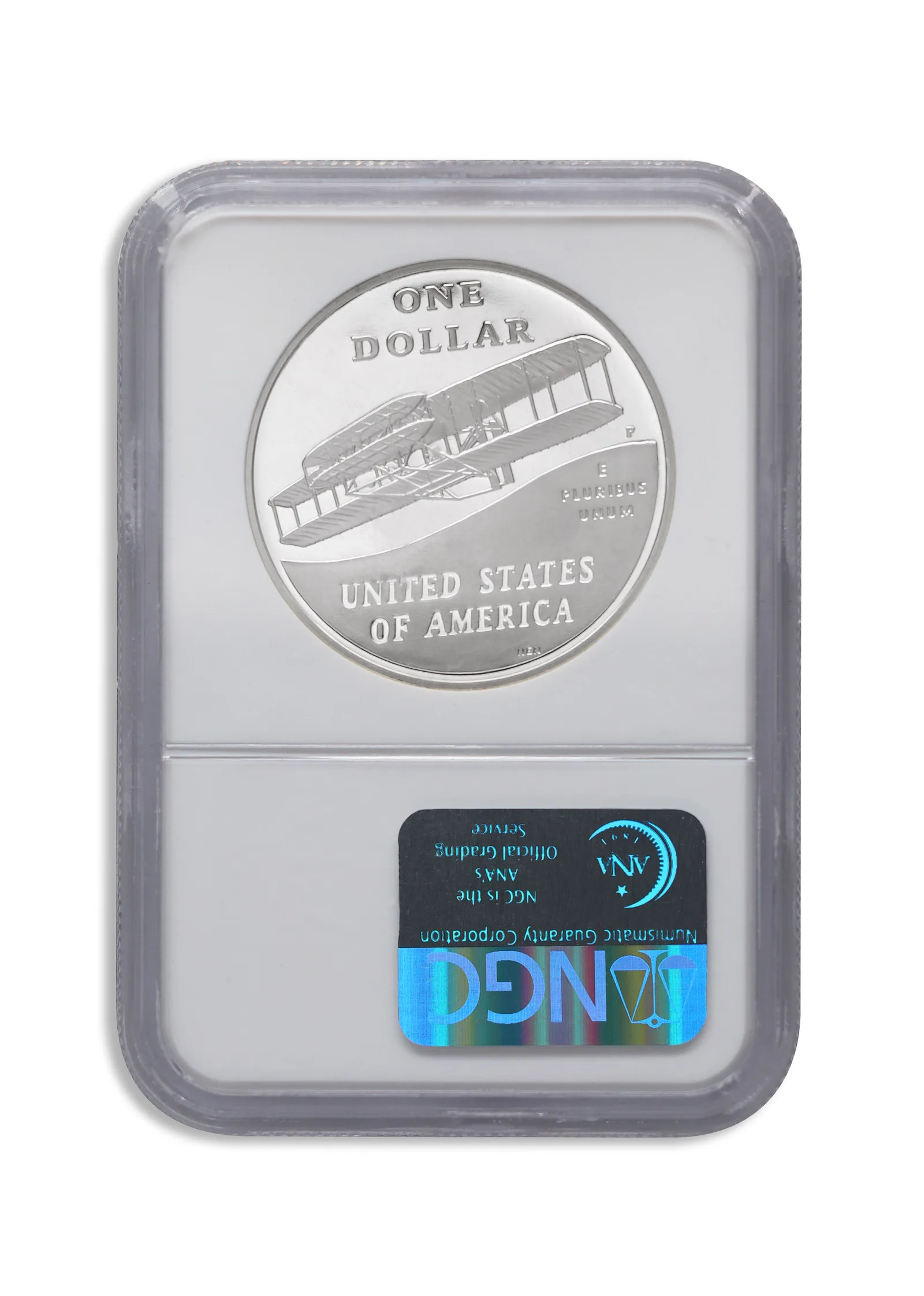 2003-P <body> First Flight Silver Commem - NGC PF70 — Silver bullion from Standard Bullion