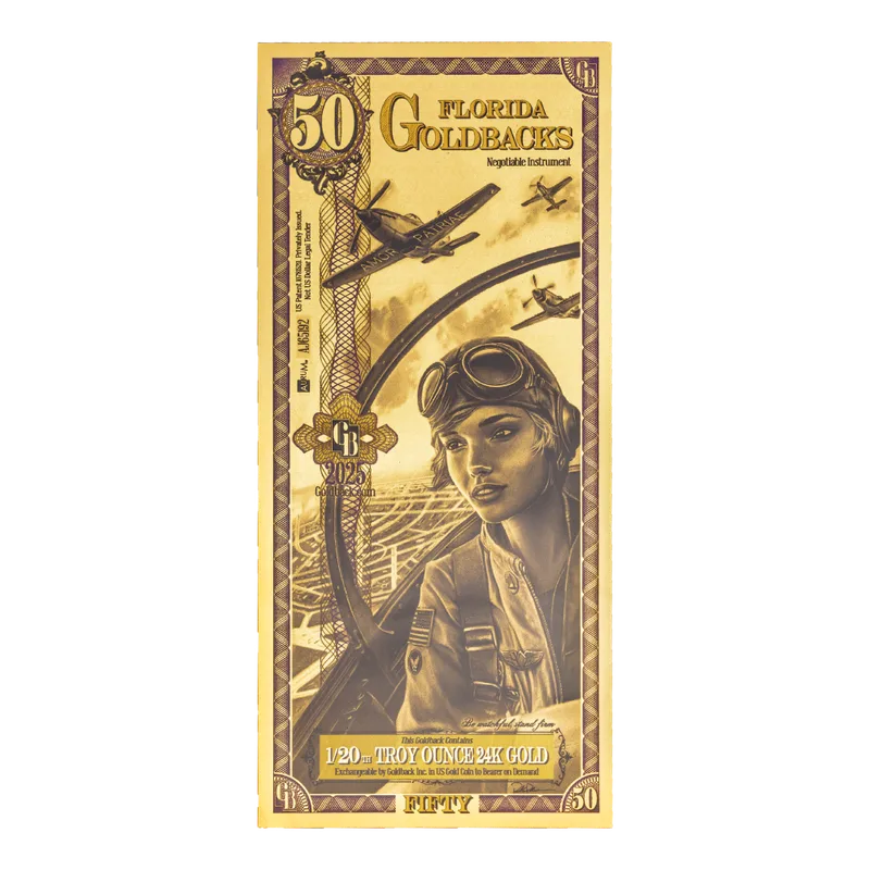 Florida 50 Goldback — Gold bullion from Standard Bullion