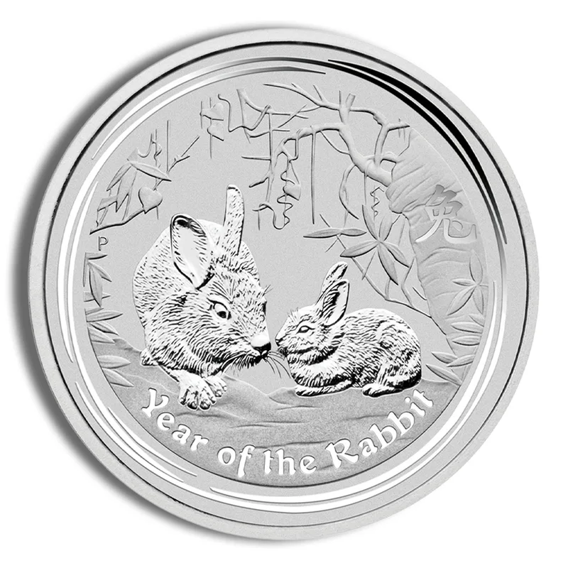 2011 Kilo Australia Silver Lunar Rabbit BU - Series II — Silver bullion from Standard Bullion