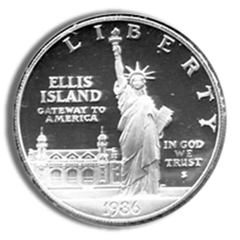 1986-S <body> Statue of Liberty Silver Commem - Proof — Silver bullion from Standard Bullion
