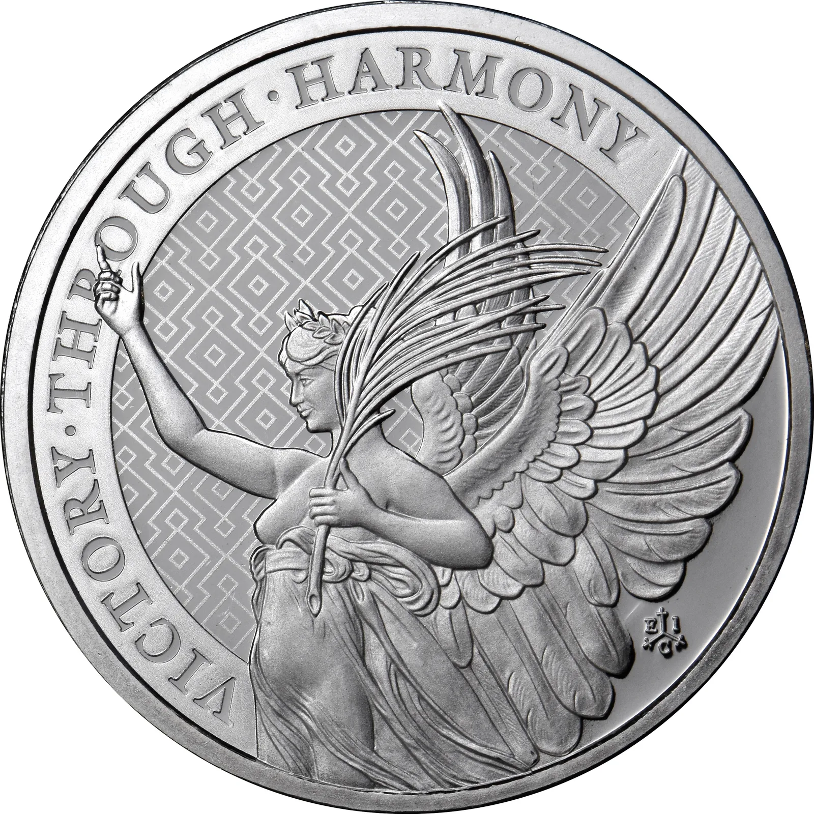 2021 1 oz St. Helena Silver Queen's Virtues Harmony — Silver bullion from Standard Bullion