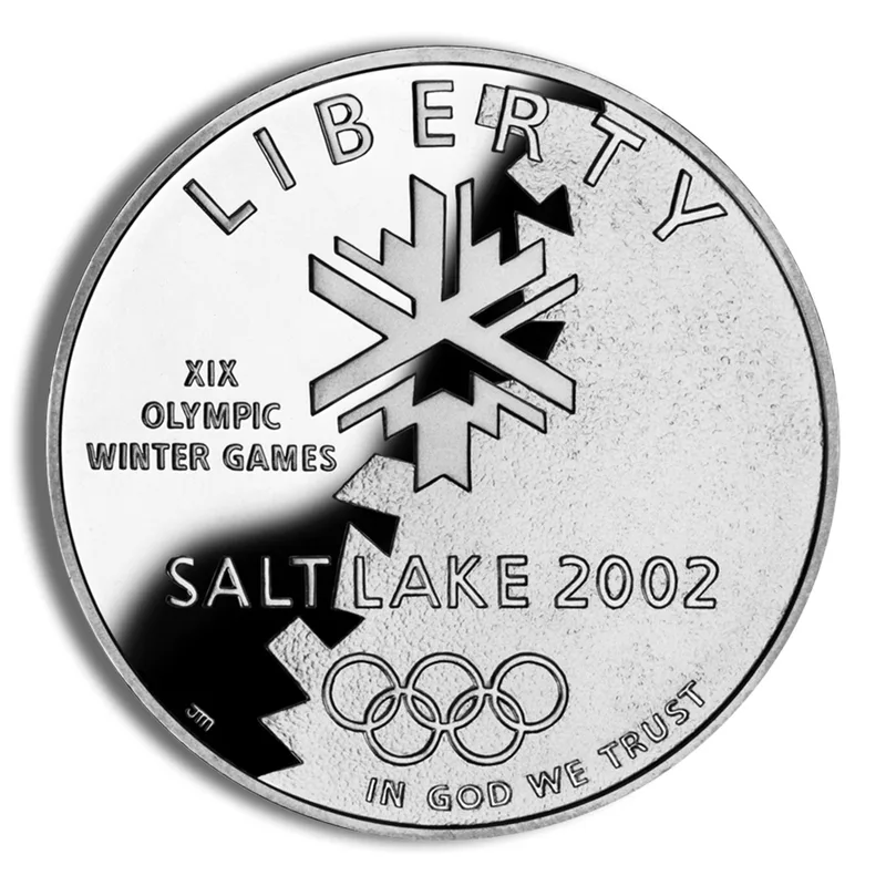 2002-P <body> SLC Winter Olympics Silver Commem - Proof — Silver bullion from Standard Bullion