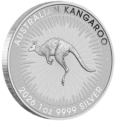 2026 1 oz Australian Kangaroo Silver Coin — packaging view