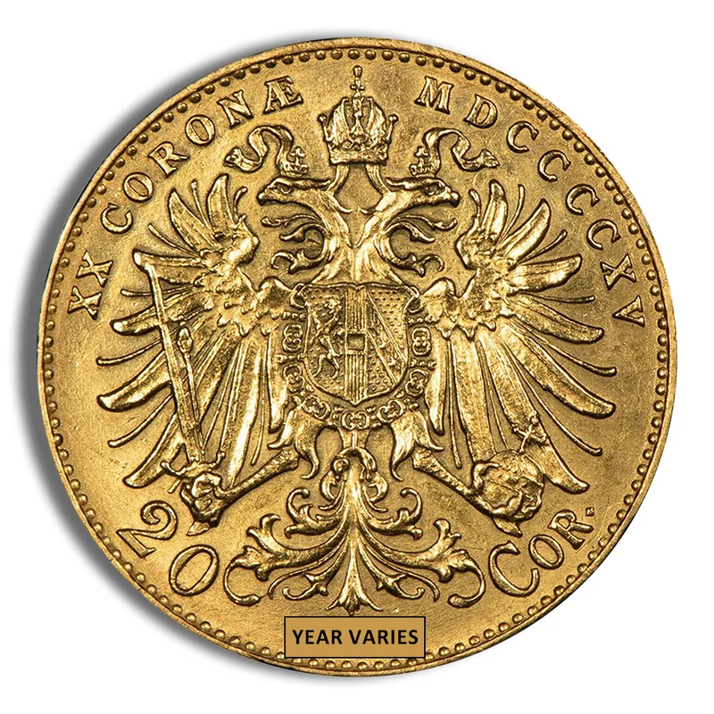 Austria 20 Corona Gold Coin — Gold bullion from Standard Bullion