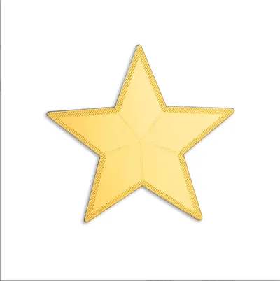 5 x 1 gram Valcambi CombiBar™ Star (Assay - Plain Back) — packaging view