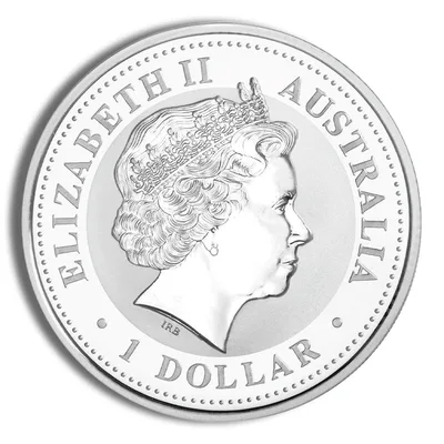 2009 1 oz Australia Silver Lunar Ox BU - Series I — reverse view