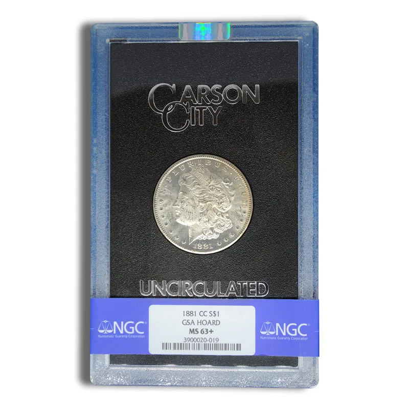 1881-CC GSA Morgan Dollar - NGC MS63+ — Silver bullion from Standard Bullion