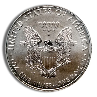 2019-W Burnished Silver Eagle with Box & COA — packaging view