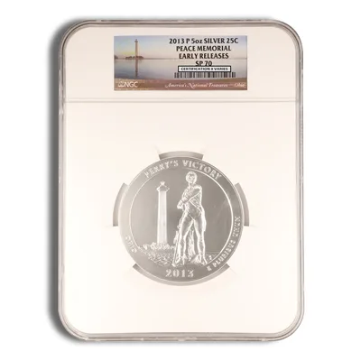 2013-P 5 oz ATB Perry's Victory Silver Coin NGC SP70 — reverse view