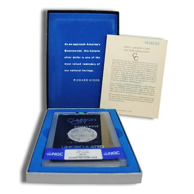 1880-CC GSA Morgan Dollar - NGC MS64 — packaging view