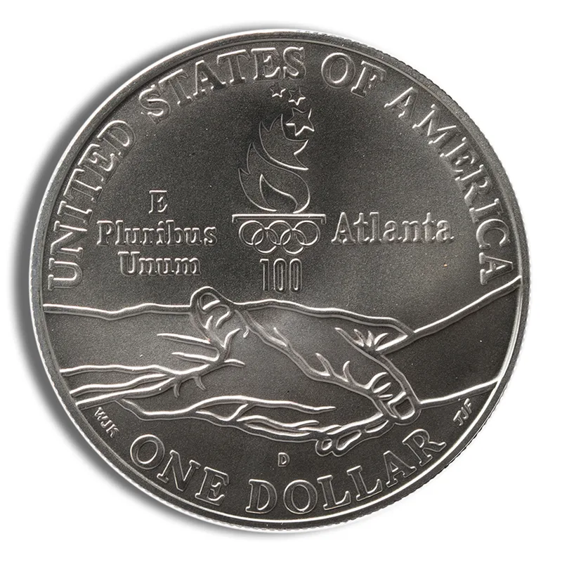 1995-D <body> Gymnast Silver Commem - BU — Silver bullion from Standard Bullion