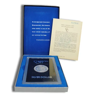 1881-CC GSA Morgan Dollar w/Box & COA — packaging view