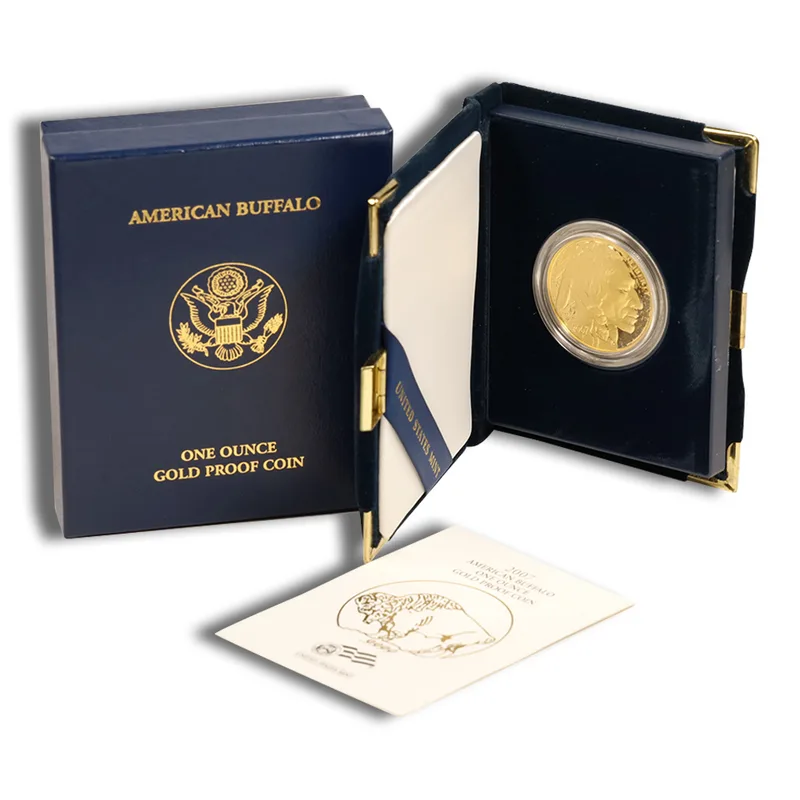 2007-W 1 oz Proof Gold Buffalo (w/Box & COA) — Gold bullion from Standard Bullion
