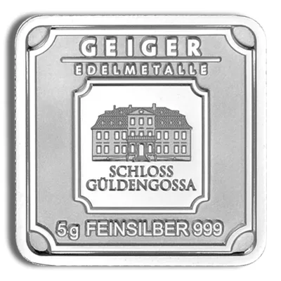 30 x 5 gram Silver Geiger Bar Box — reverse view