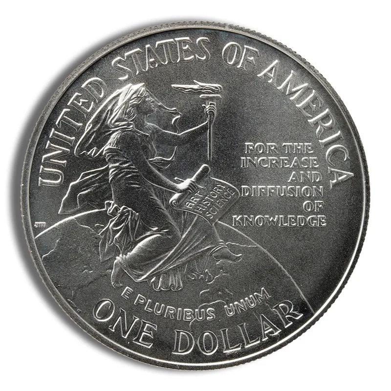 1996-D <body> Smithsonian Silver Commem - BU — Silver bullion from Standard Bullion