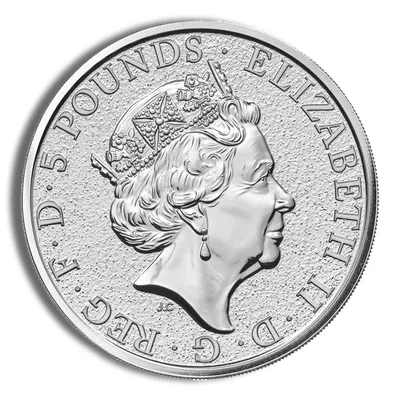 2017 2 oz Silver Great Britain Queen's Beasts - Griffin — reverse view