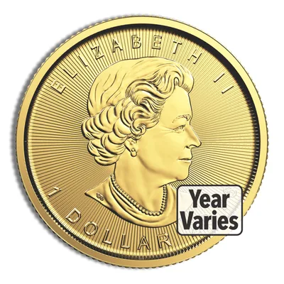 1/20 oz Gold Maple Leaf (Year Varies - Sealed) — packaging view