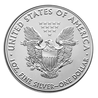 2020 Silver American Eagle - BU — reverse view