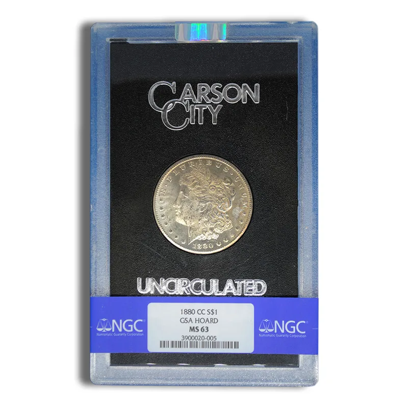1880-CC GSA Morgan Dollar - NGC MS63 — Silver bullion from Standard Bullion