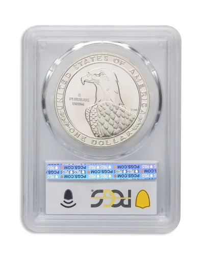 1983-D <body>LA Olympic Silver Commem - PCGS MS70 — reverse view