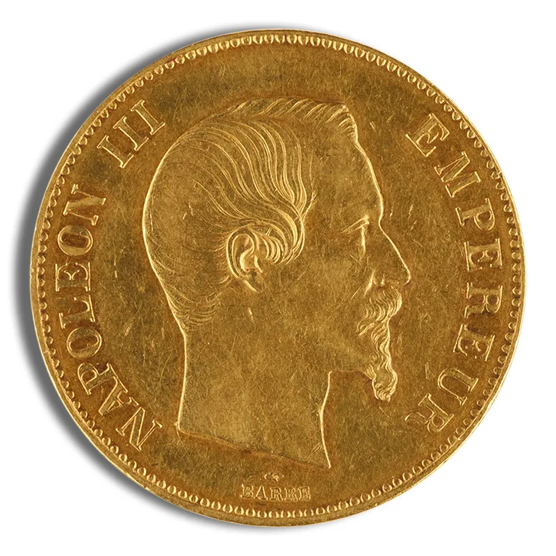 France Gold 100 Francs - Napoleon III (1852-1870) — Gold bullion from Standard Bullion