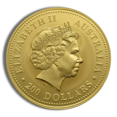 2005 2 oz Australia Gold Nugget - BU — reverse view