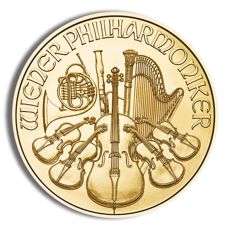 1/4 oz Austrian Philharmonic Gold Coin (Year Varies) — Gold bullion from Standard Bullion