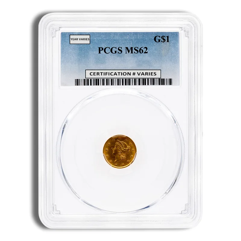 <body> Gold Liberty Type 1 - PCGS MS62 — Gold bullion from Standard Bullion