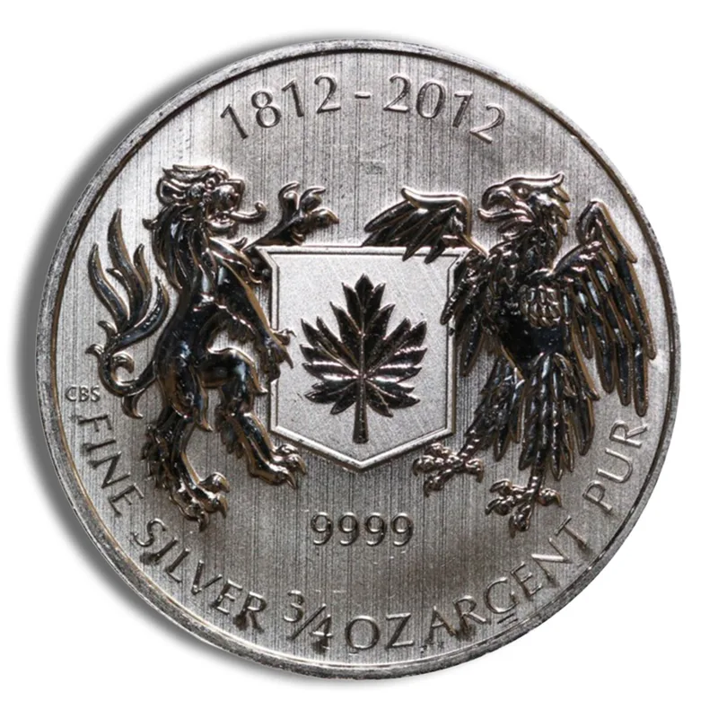 2012 3/4 oz Canada Silver War of 1812 — Silver bullion from Standard Bullion