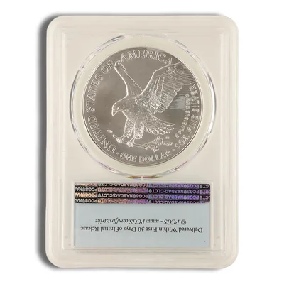 2022 Silver Eagle PCGS MS70 - West Point — reverse view