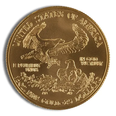 2006-W 1/2 oz Burnished Gold Eagle $25 (Cap Only) — reverse view