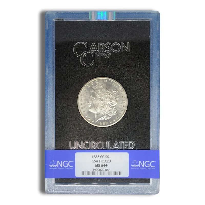 1882-CC GSA Morgan Dollar - NGC MS64+ — Silver bullion from Standard Bullion