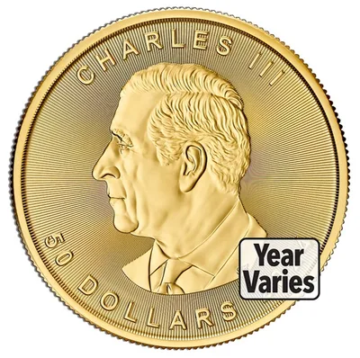1 oz .9999 Gold Maple Leaf (Year Varies) — packaging view