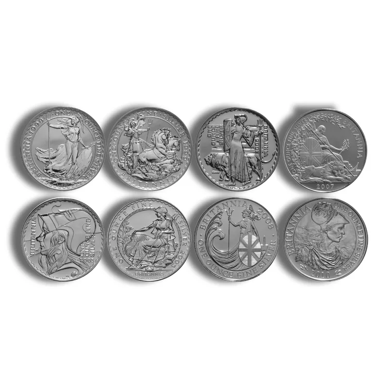 1 oz Great Britain Silver Britannia .958 (1997-2012) — Silver bullion from Standard Bullion