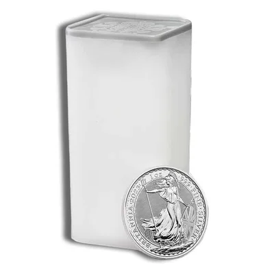 1 oz Great Britain Silver Britannia .999 (Year Varies) — detail view
