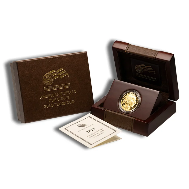 2013-W 1 oz Proof Gold Buffalo (w/Box & COA) — Gold bullion from Standard Bullion