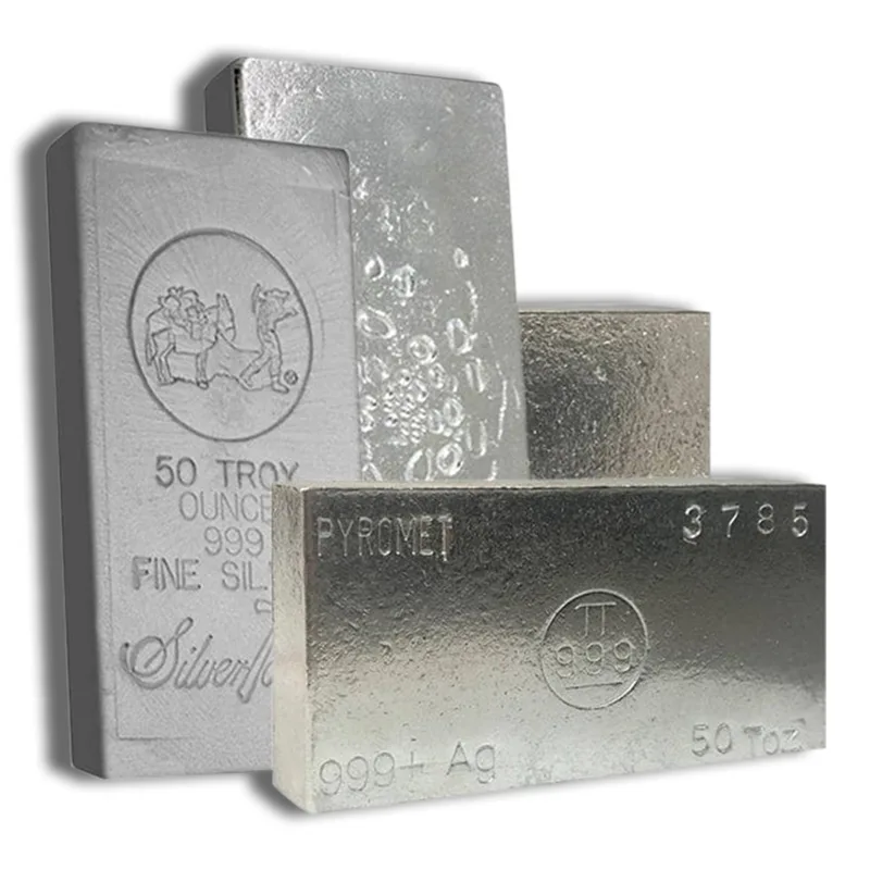 Miscellaneous Marked .999 Silver (more than 50 oz) — Silver bullion from Standard Bullion