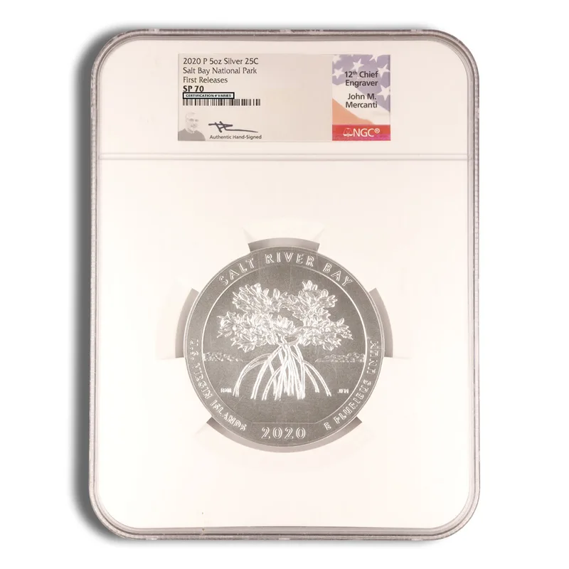 2020-P 5 oz ATB Salt River Bay Silver Coin NGC SP70 — Silver bullion from Standard Bullion
